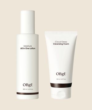 모이스처 올인원 로션 + 클라우드 딥 클렌징폼 세트