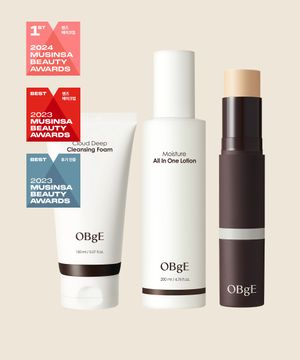 내추럴 커버 파운데이션 + 모이스처 올인원 로션 + 클라우드 딥 클렌징폼 세트