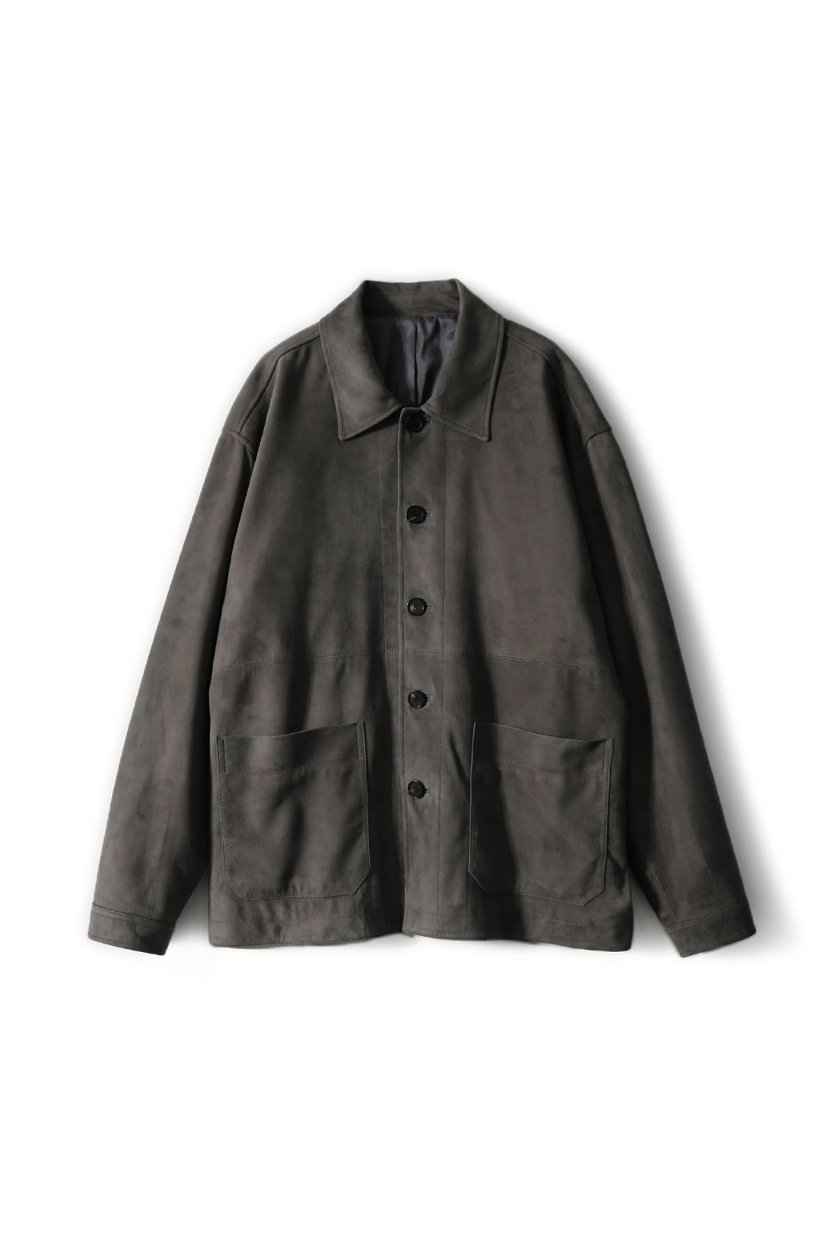 홀리선(HORLISUN) Capital Suede Leather Work Jacket Olive
