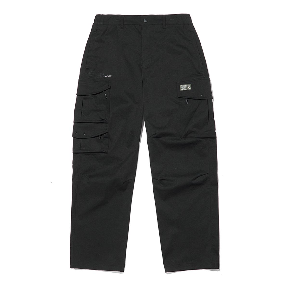 인터크루(INTERCREW) [24SS] 홀더고리장식 레귤러팬츠 블랙 ITY1PL05ABK