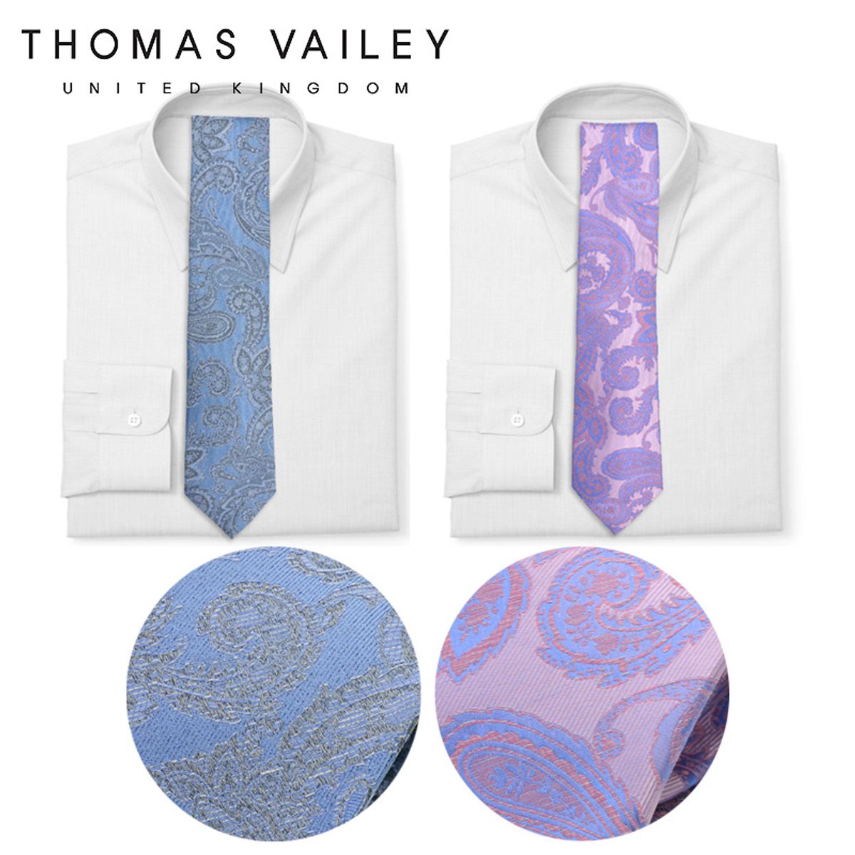 토마스 베일리(THOMAS VAILEY) 결혼식 혼주 넥타이 럭스 2개 1SET