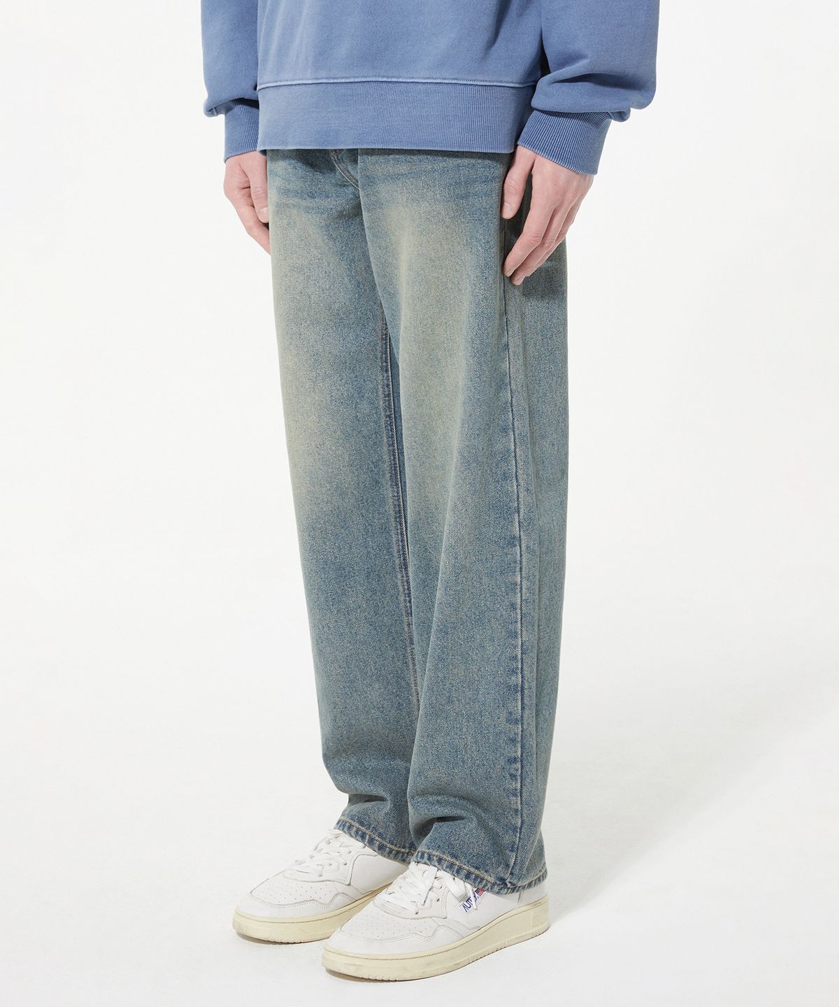 비바스튜디오(VIVASTUDIO) STRAIGHT DENIM PANTS [BLUE]
