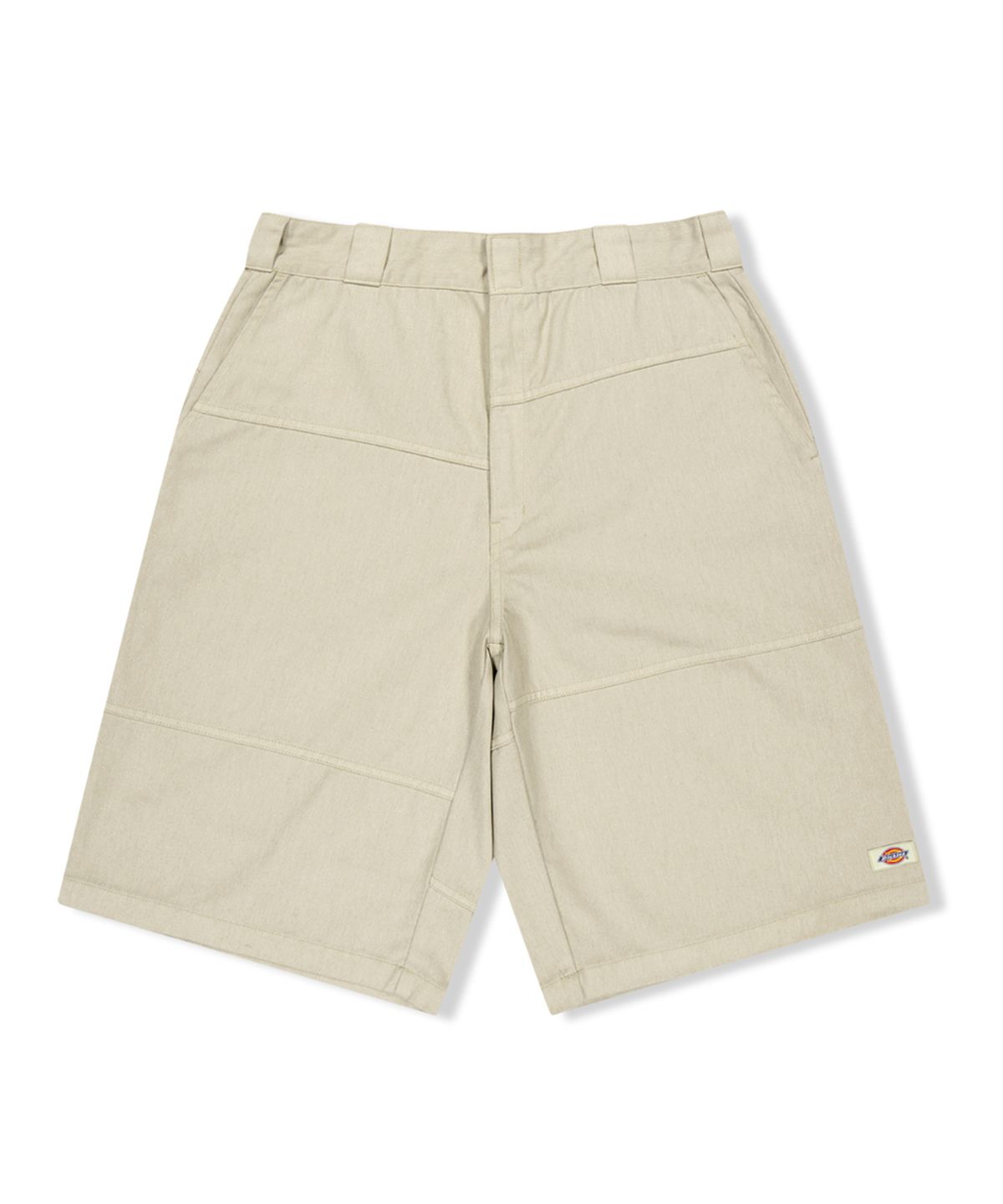 예스아이씨(YESEYESEE) YESEYESEE x Dickies Loose Fit Flat Front Work Shorts 13 Greige