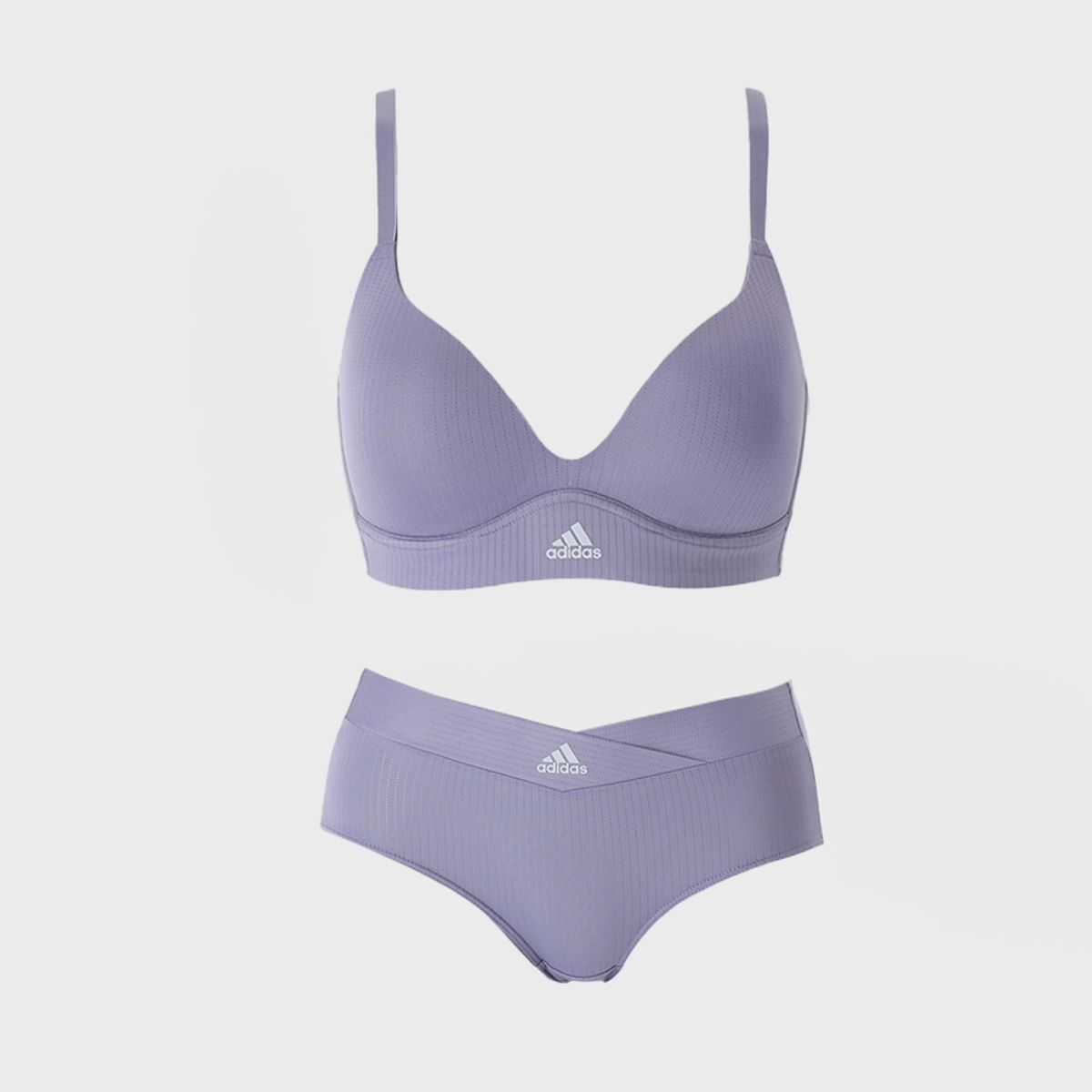 아디다스 언더웨어(ADIDAS UNDERWEAR) (노와이어) 와이드 윙 풀컵 브라팬티세트 BU