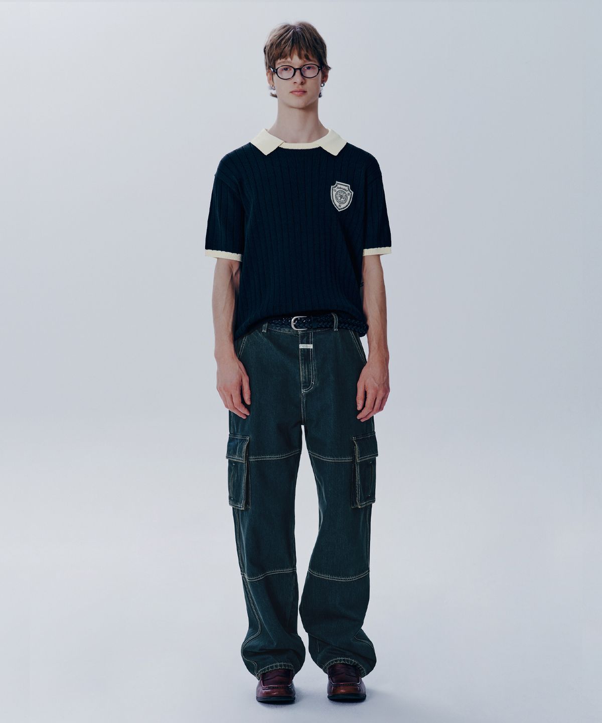 마리떼 프랑소와 저버(MARITHÉ + FRANҪOIS GIRBAUD) M CARGO DENIM PANTS dark blue