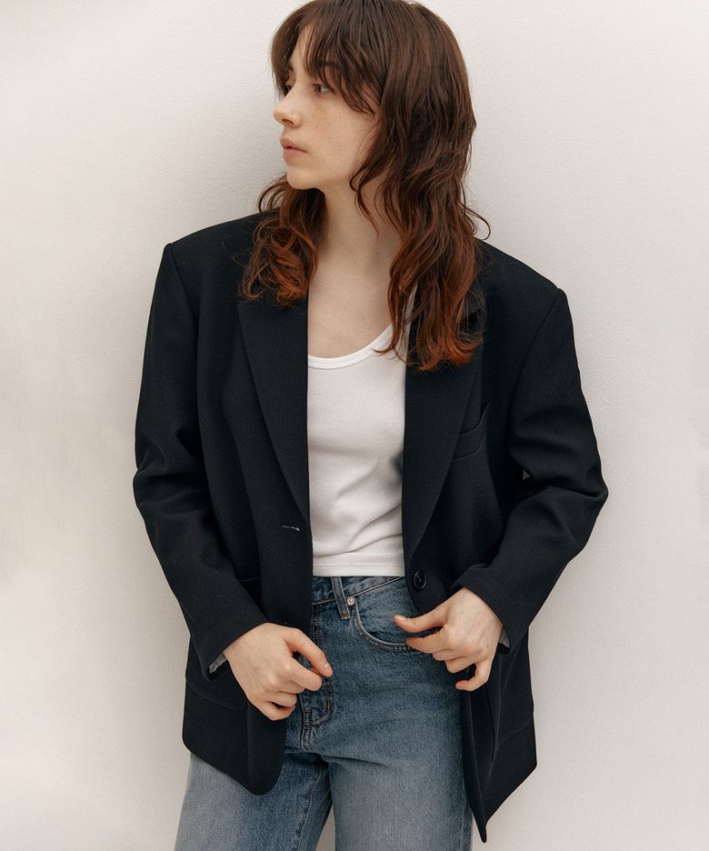 OUTPOCKET OVERSIZE JK (BLACK)