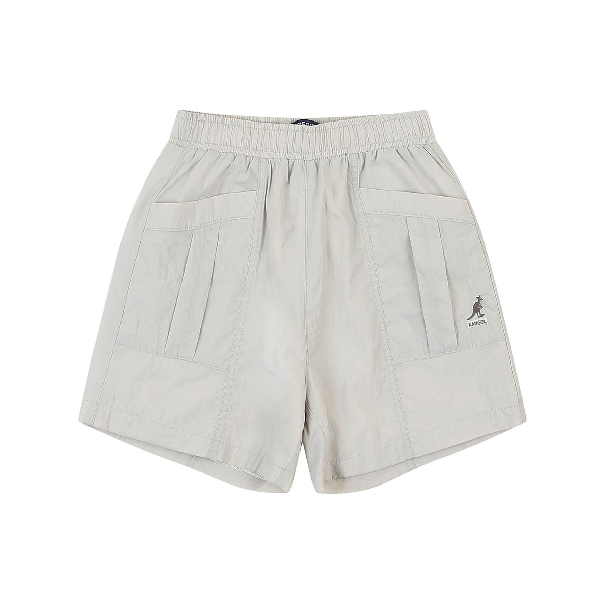 캉골키즈(KANGOL KIDS) 나일론 빅 포켓 메시 이너 숏츠 QB 0402 그레이/AQBCPT04020GY