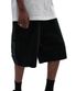 CARPENTER DENIM SHORTS [BLACK]