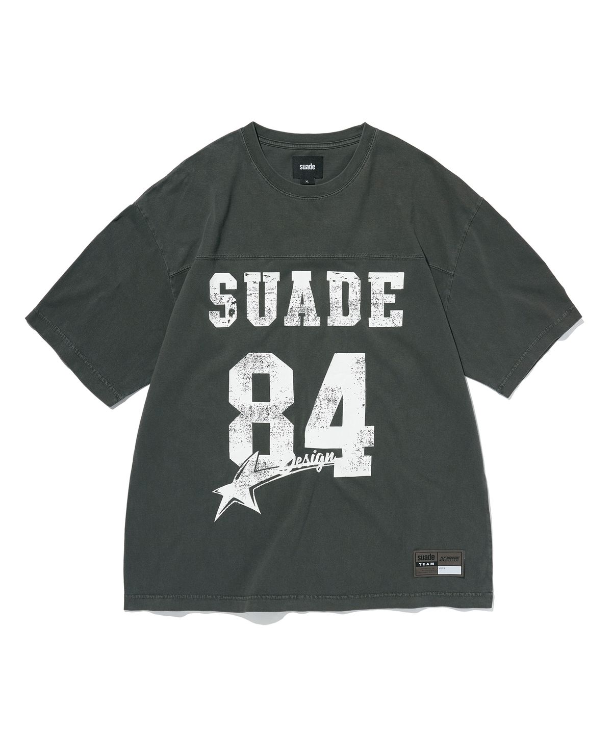 스웨이드(SUADE) 84 STAR TEE [PIGMENT BLACK]