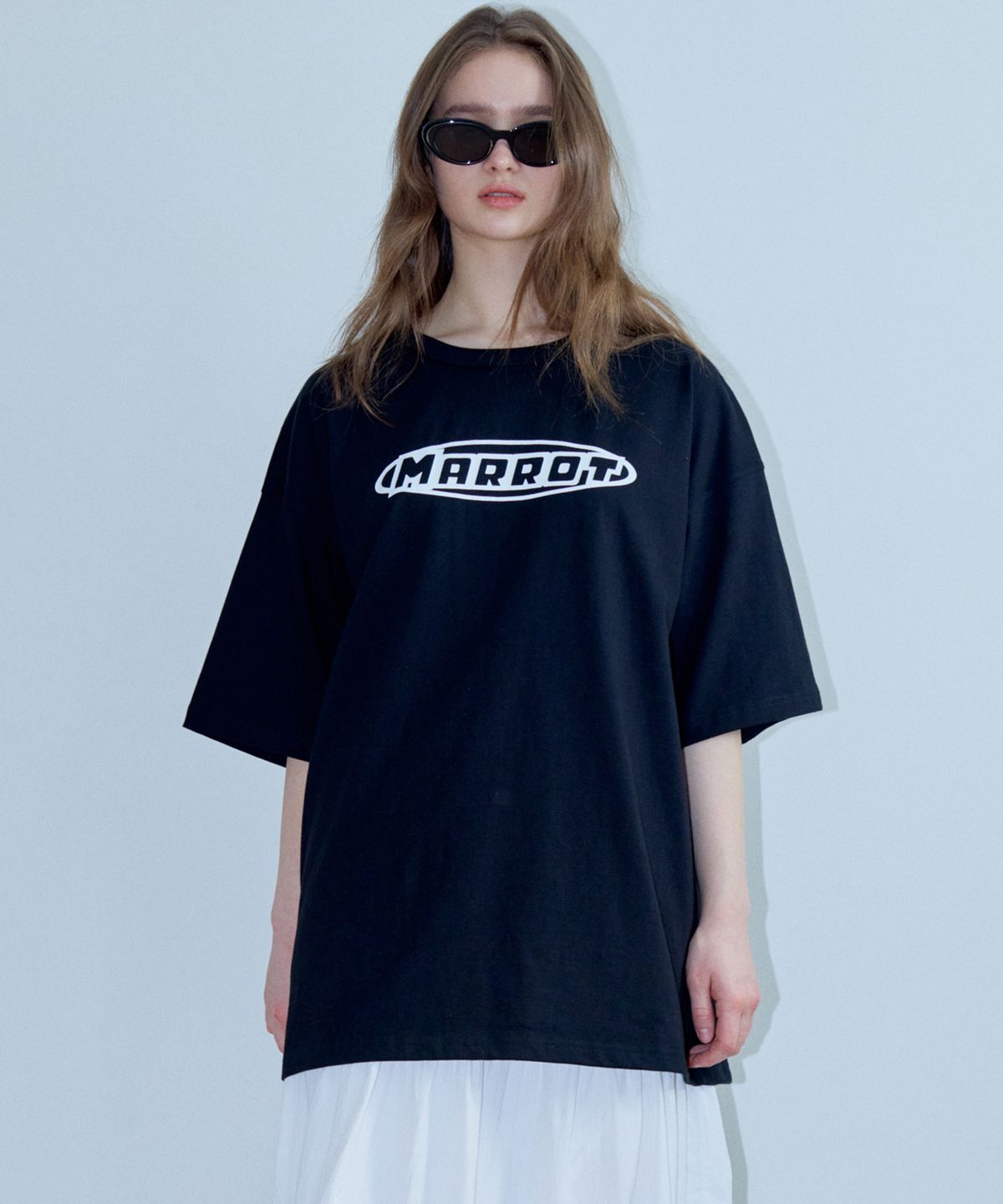 마롯(MARROT) ADVENTURE OVERSIZED T-SHIRT_BLACK