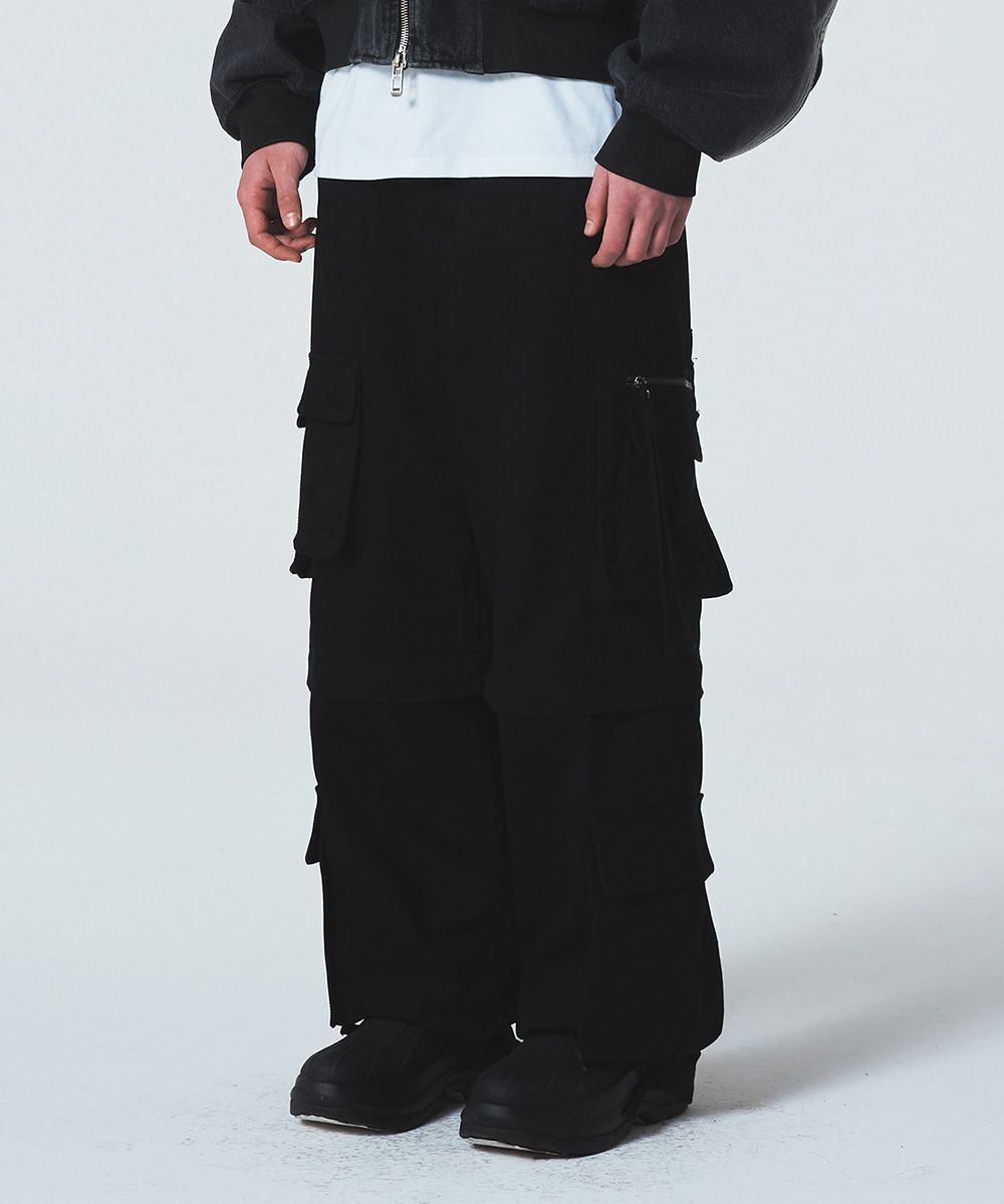 【MAISON MINED】24SS★ UNITE MULTI CARGO PANTS MUSINSA | MAISON MINED UNITE MULTI CARGO PANTS BLACK