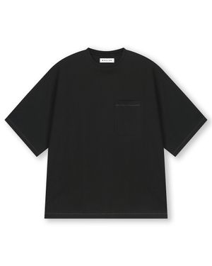 OVERSIZED SINGLE STITCH T-SHIRTS BLACK