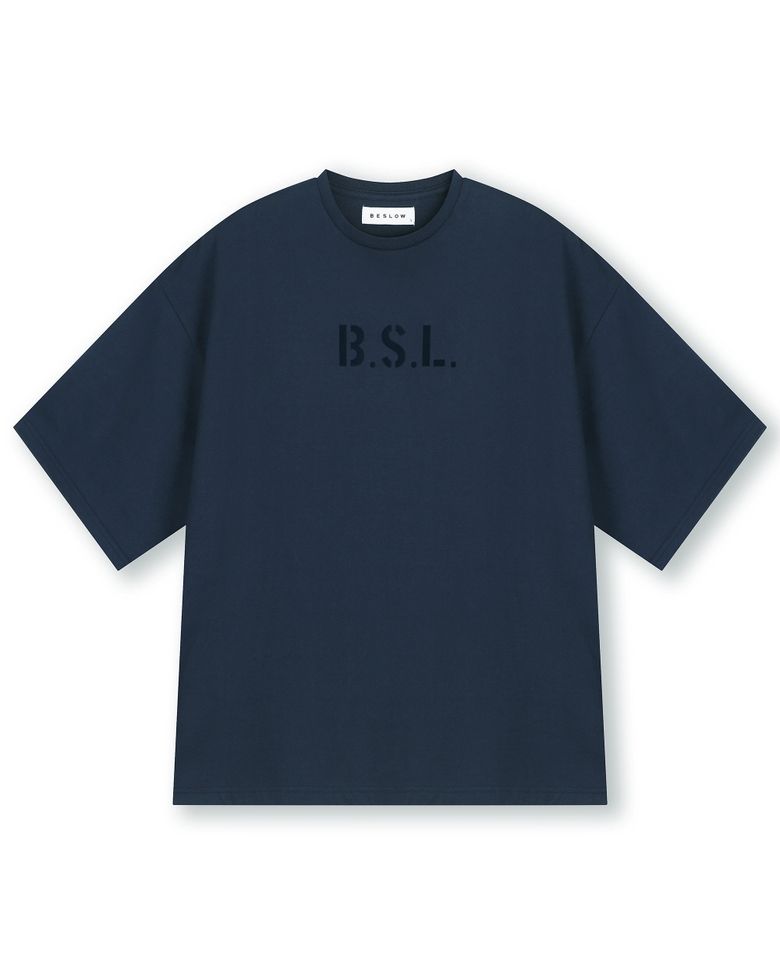 MILITARY LOGO COOLON T-SHIRTS NAVY