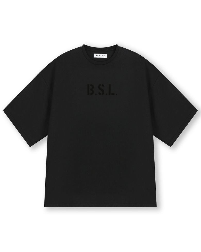 MILITARY LOGO COOLON T-SHIRTS BLACK