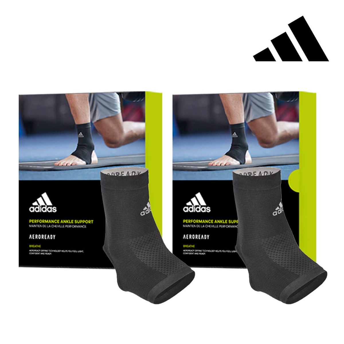아디다스 피트니스(ADIDAS FITNESS) 에어로레디 발목 보호대 세트(2개입)