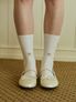 [2pack] PETITE RIBBON SOCKS SET_WHITE