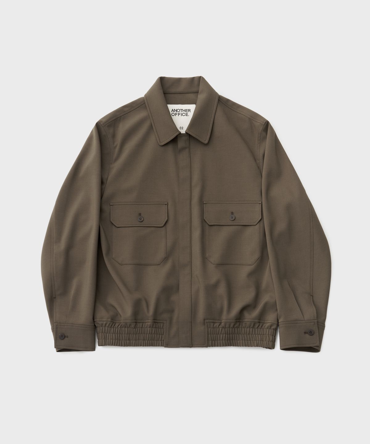 어나더 오피스(ANOTHER OFFICE) Habana Blouson (Dark Khaki)