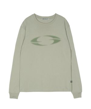 OVAL LOGO LONG SLEEVE [KHAKI]