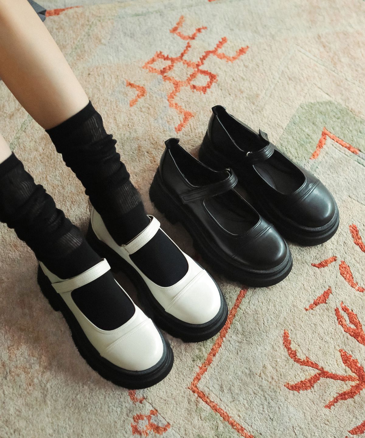 프리플라(FRI FLA) fsy564 Velcro platform maryjane _ 2colors