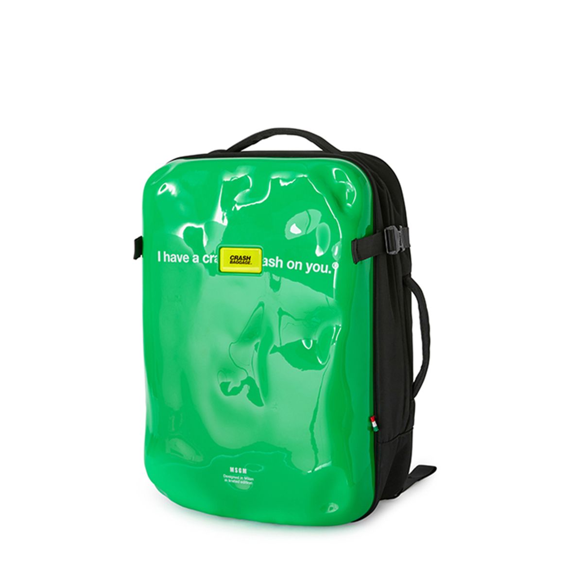 크래쉬배기지(CRASH BAGGAGE) 크래쉬배기지 X MSGM 아이코닉 백팩 GREEN CBG-2SBG404-35