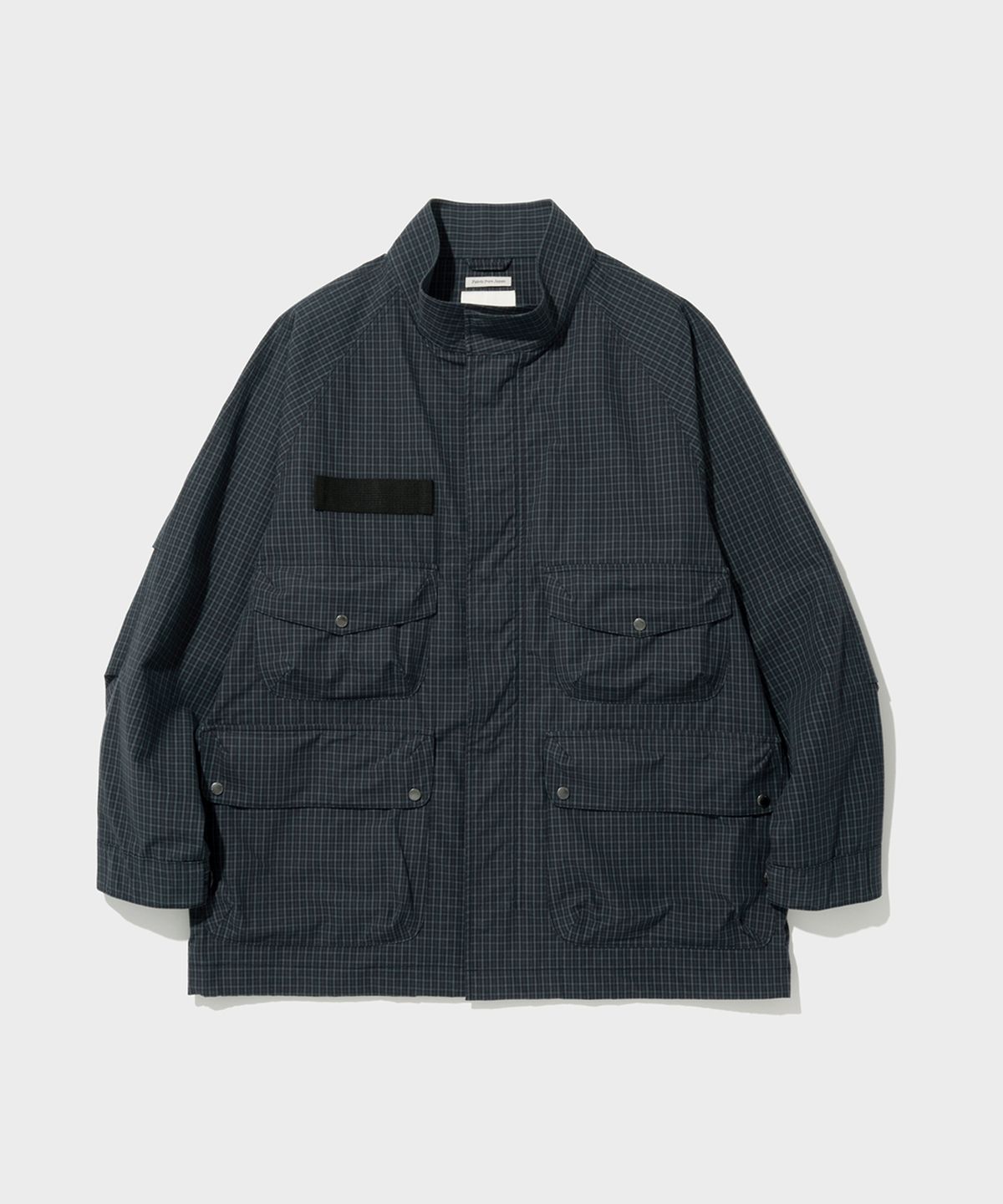 셔터(SHIRTER) OVERSIZED HUNTING JACKET (CHECK NAVY)