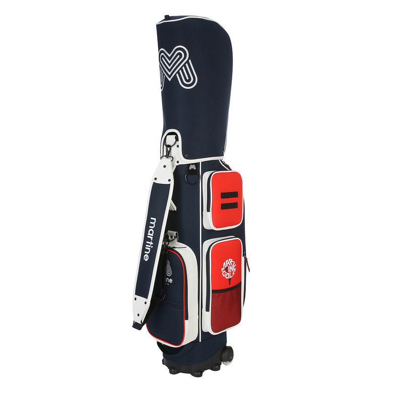 Color Pocket Wheel Caddie Bag_Navy (Uni)