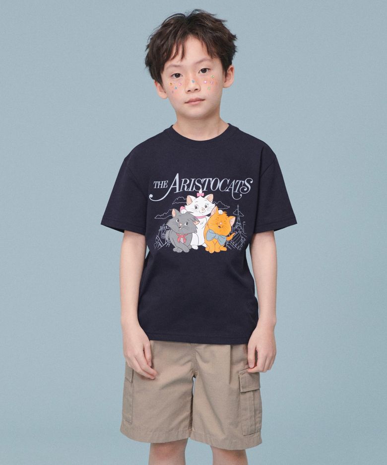 아리스토캣 시티_릴렉스드 티셔츠 [네이비]
