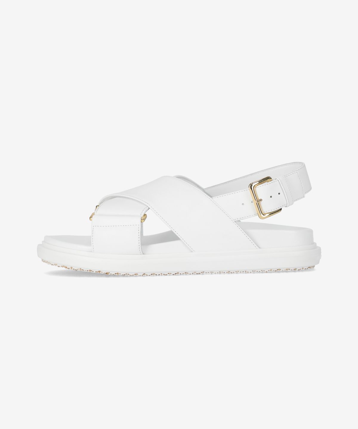 마르니(MARNI) 퍼스벳 크리스크로스 샌들 - 릴리 화이트 / FBMS015701P361400W01