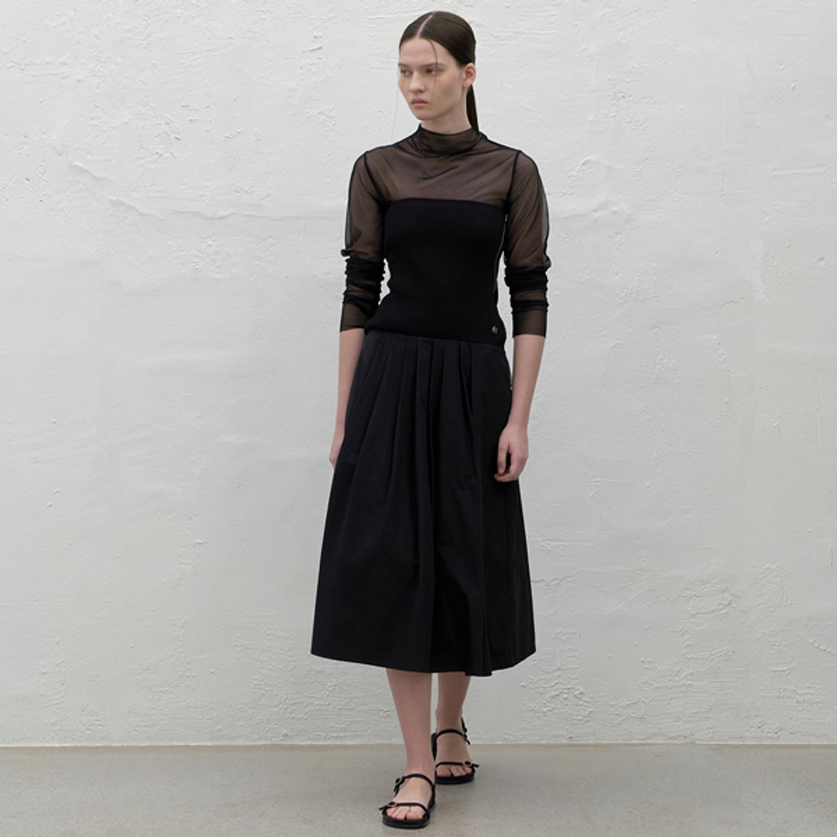 아틀리에 나인(ATELIER NAIN) IF KNIT TOP LONG DRESS(OP-6135)