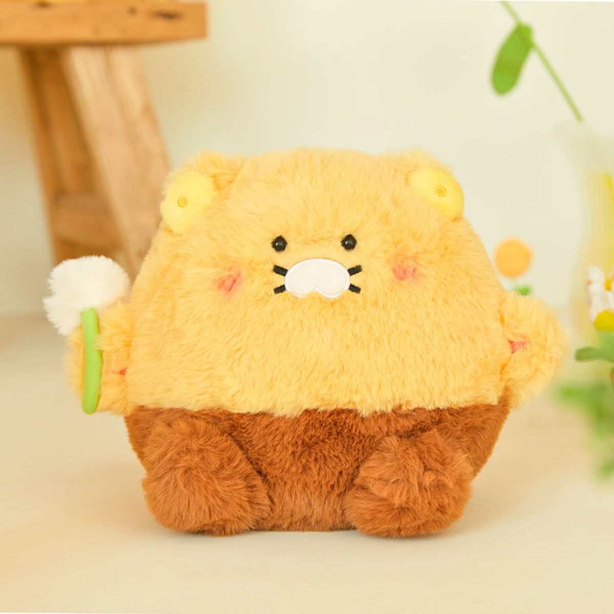 카카오프렌즈(KAKAO FRIENDS) 털찐춘식이의하루 통통 인형_춘식이