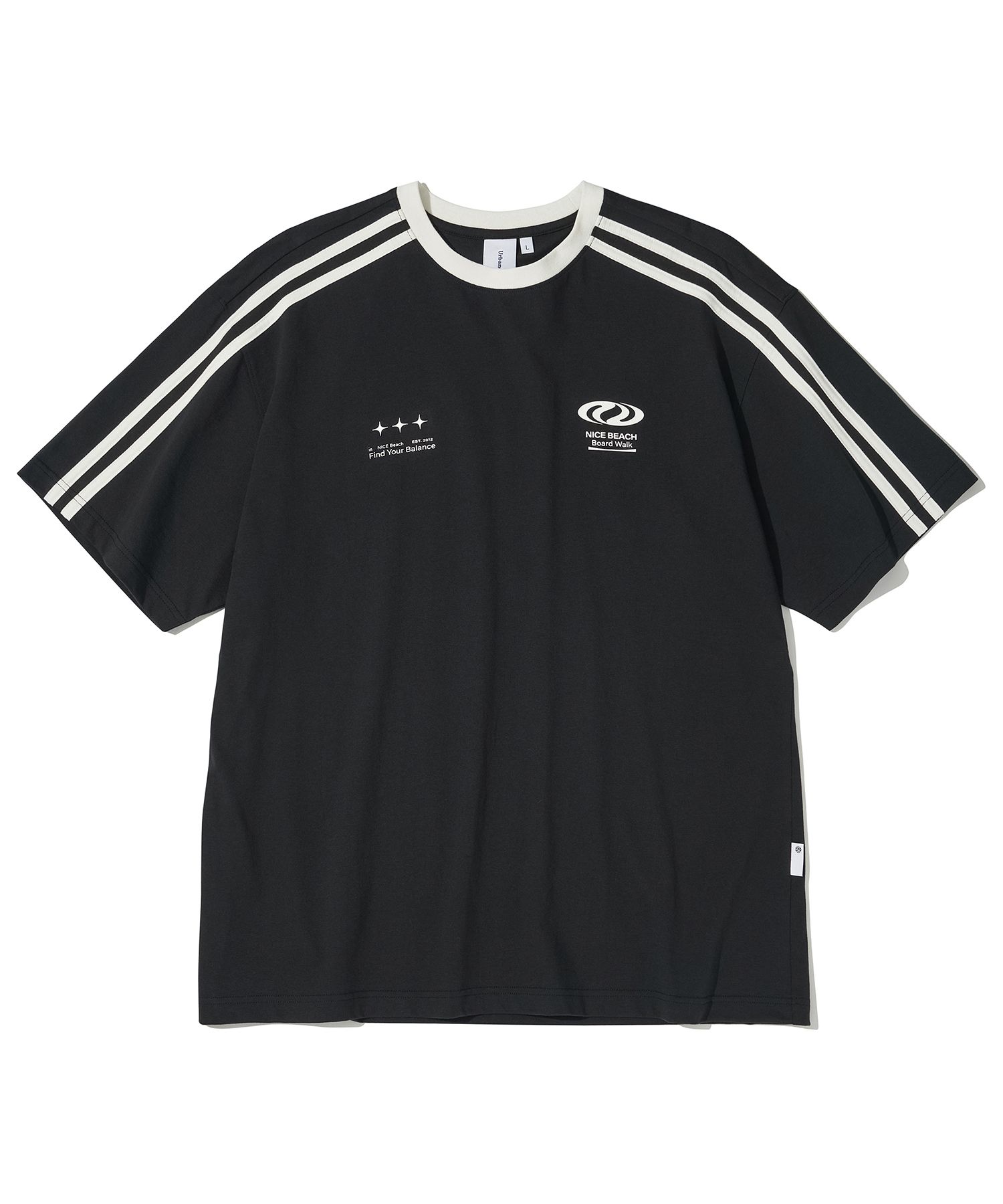 ★Urbandtype.★ Football Jersey T-Shirt Black UBDUTS002BK MUSINSA | URBANDTYPE Football Jersey T-shirt_Black