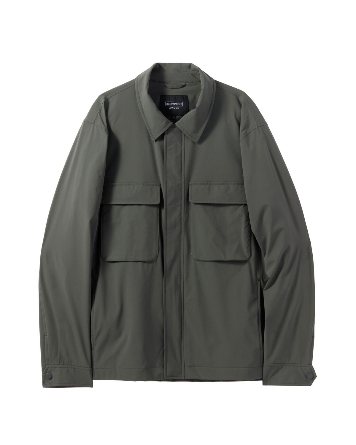 브롬톤 런던(BROMPTON LONDON) FIELD VENTI NYLON SHIRT - KHAKI (P242MJK213)