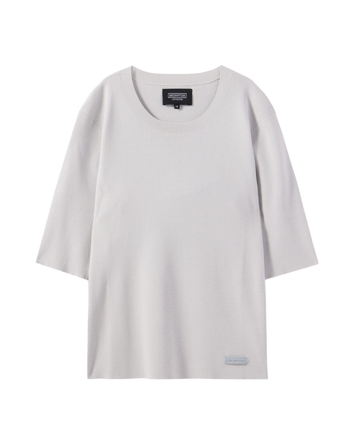 브롬톤 런던(BROMPTON LONDON) W COMMUTER HALF SLEEVE KNIT - L/GREY (P242WKT351)
