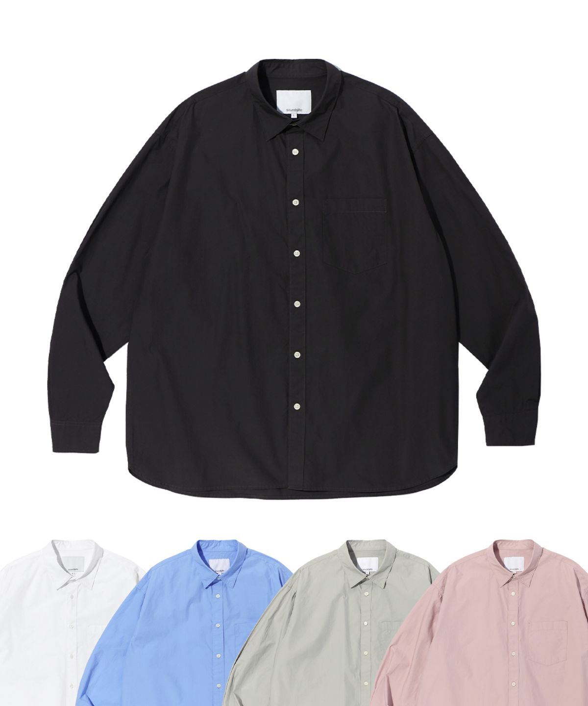 사운즈라이프(SOUNDSLIFE) Daily Cotton Shirt Charcoal