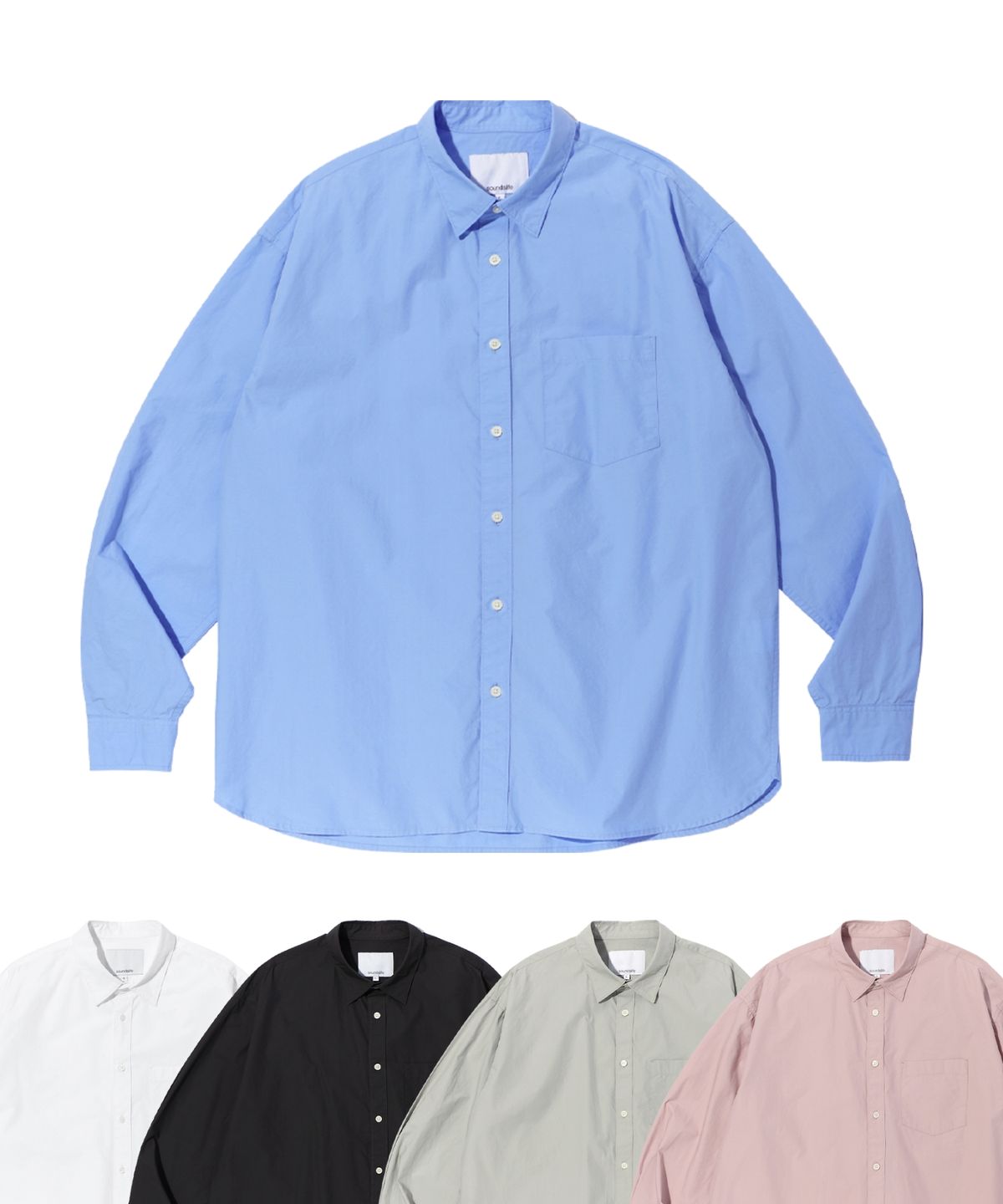사운즈라이프(SOUNDSLIFE) Daily Cotton Shirt Blue