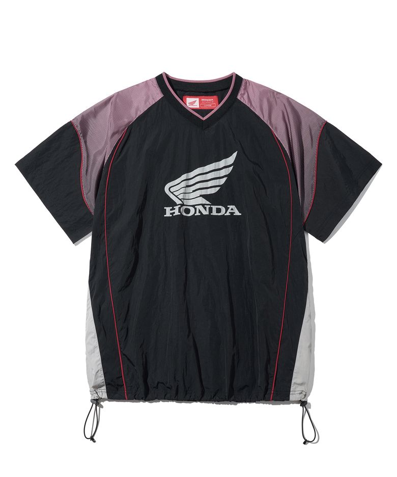 Speed Track nylon T-shirt Pink