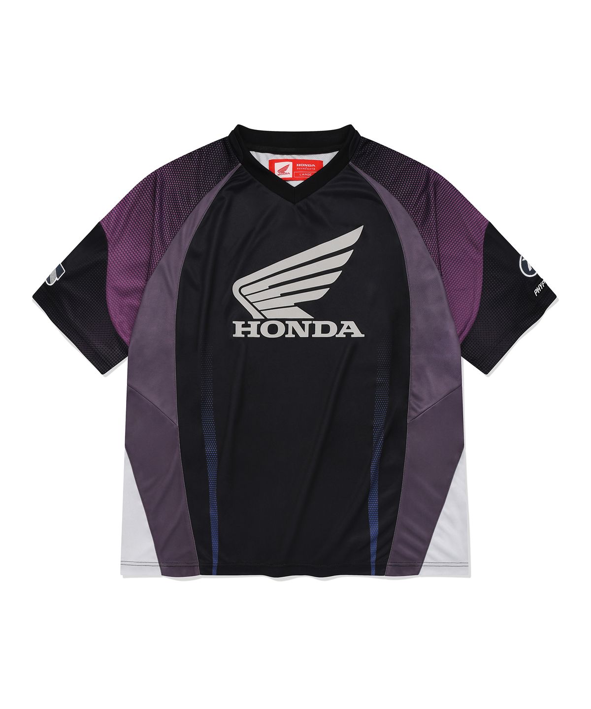핍스 모터사이클(PHYPS MOTORCYCLE) Motorcycle Original Jeresy T-shirt Purple