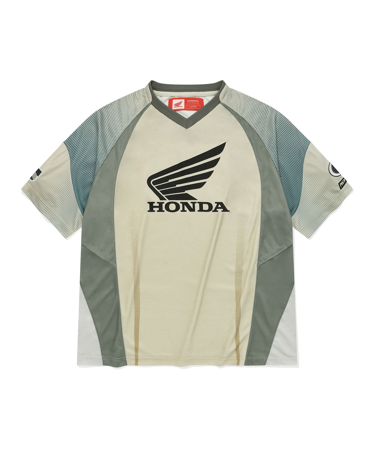 핍스 모터사이클(PHYPS MOTORCYCLE) Motorcycle Original Jeresy T-shirt Beige