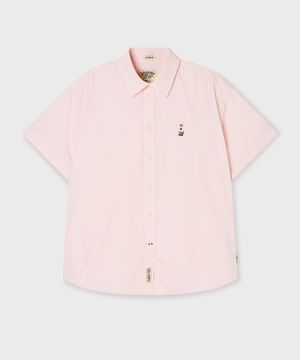 Steve Loose Fit Short Sleeve Shirts / WHYAG2511F