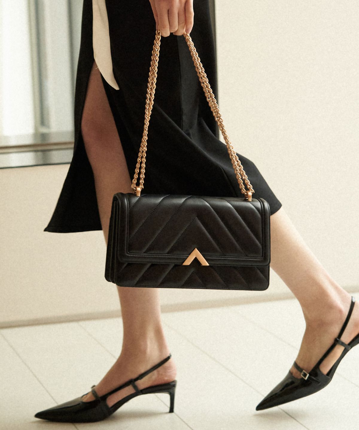 벨류엣(VALLUAT) Edero Quilting bag_Black