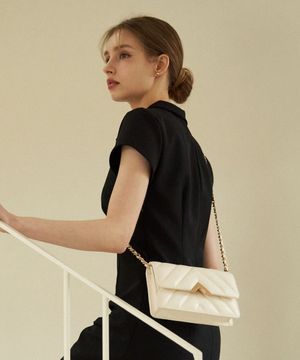 Selly WOC Chain Mini bag_White Beige