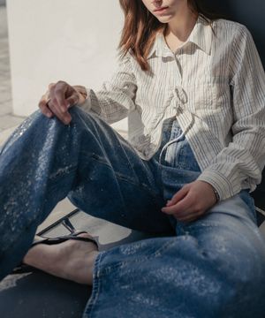 펄 페스티브 에디션 와이드 데님팬츠