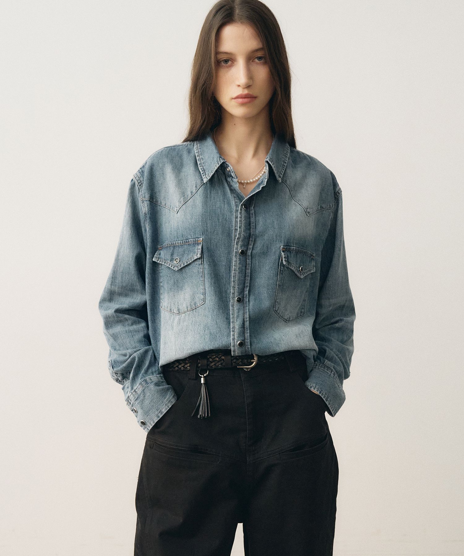 Denim Tops Grey Denim Shirt Womens Buy Mint Velvet Grey 100