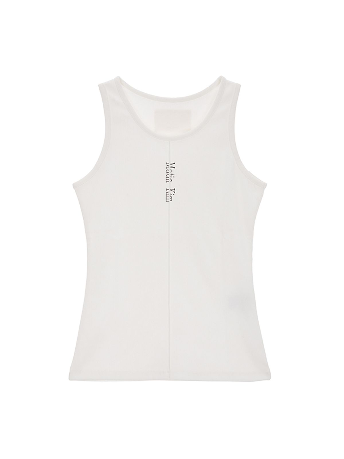 마뗑킴(MATIN KIM) PINTUCK SLEEVELESS TOP IN WHITE