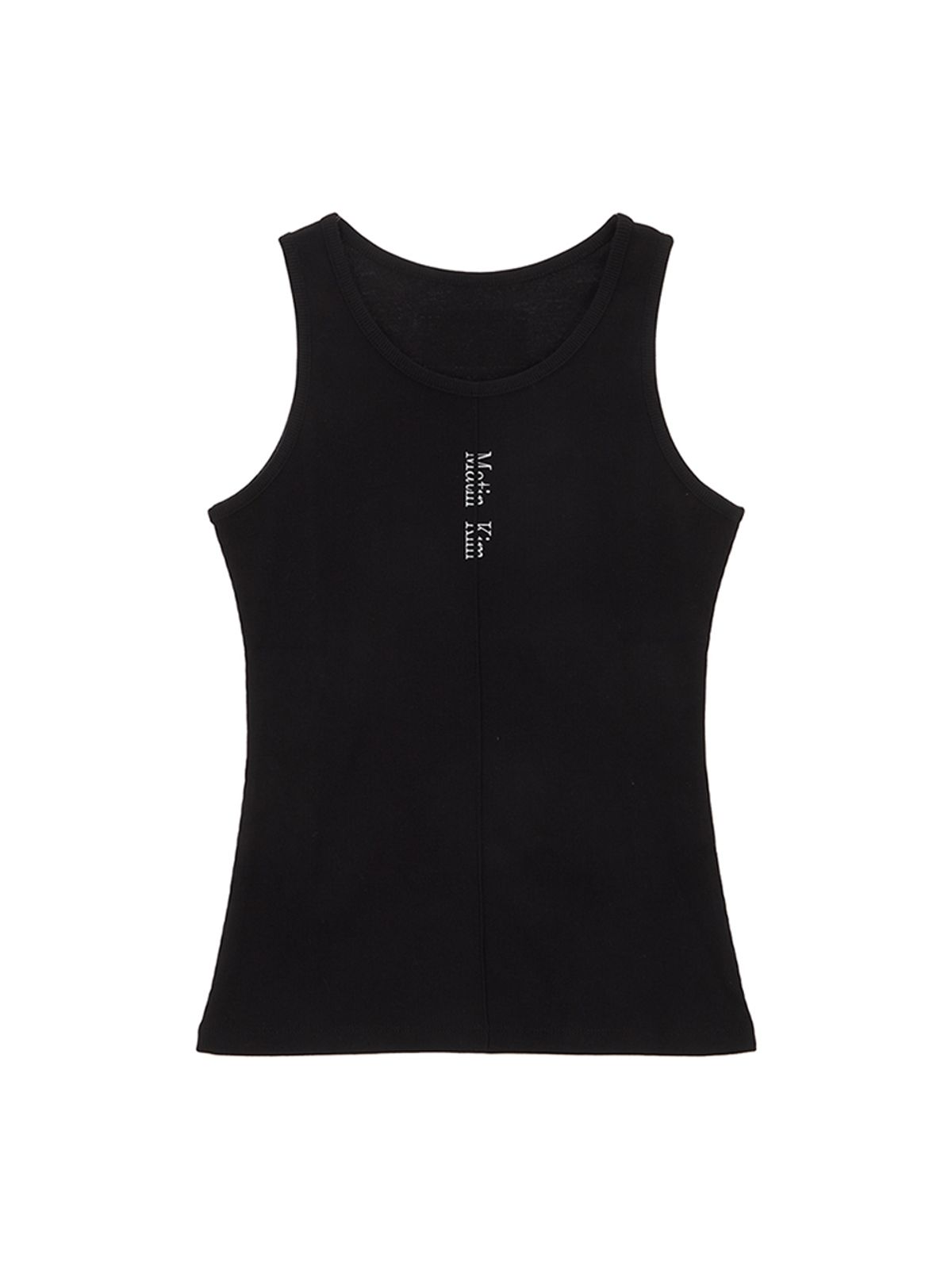 마뗑킴(MATIN KIM) PINTUCK SLEEVELESS TOP IN BLACK
