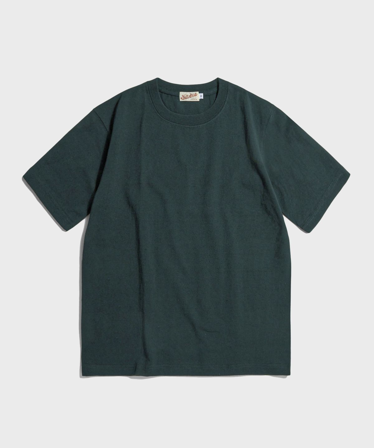 브론슨(BRONSON) 9oz USA Cotton Tubular Tee Dark Green