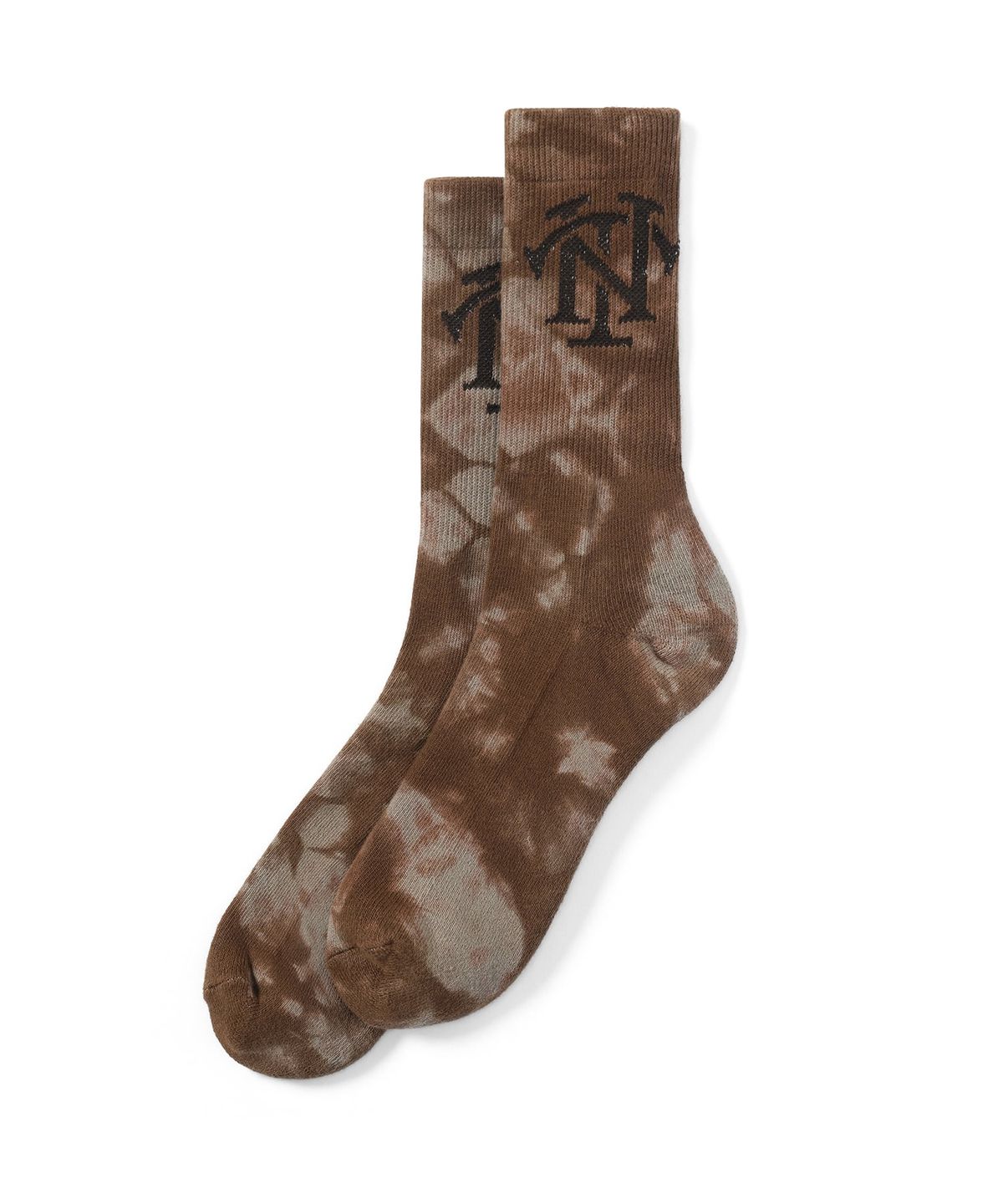 디스이즈네버댓(THISISNEVERTHAT) Tie Dye Socks Brown