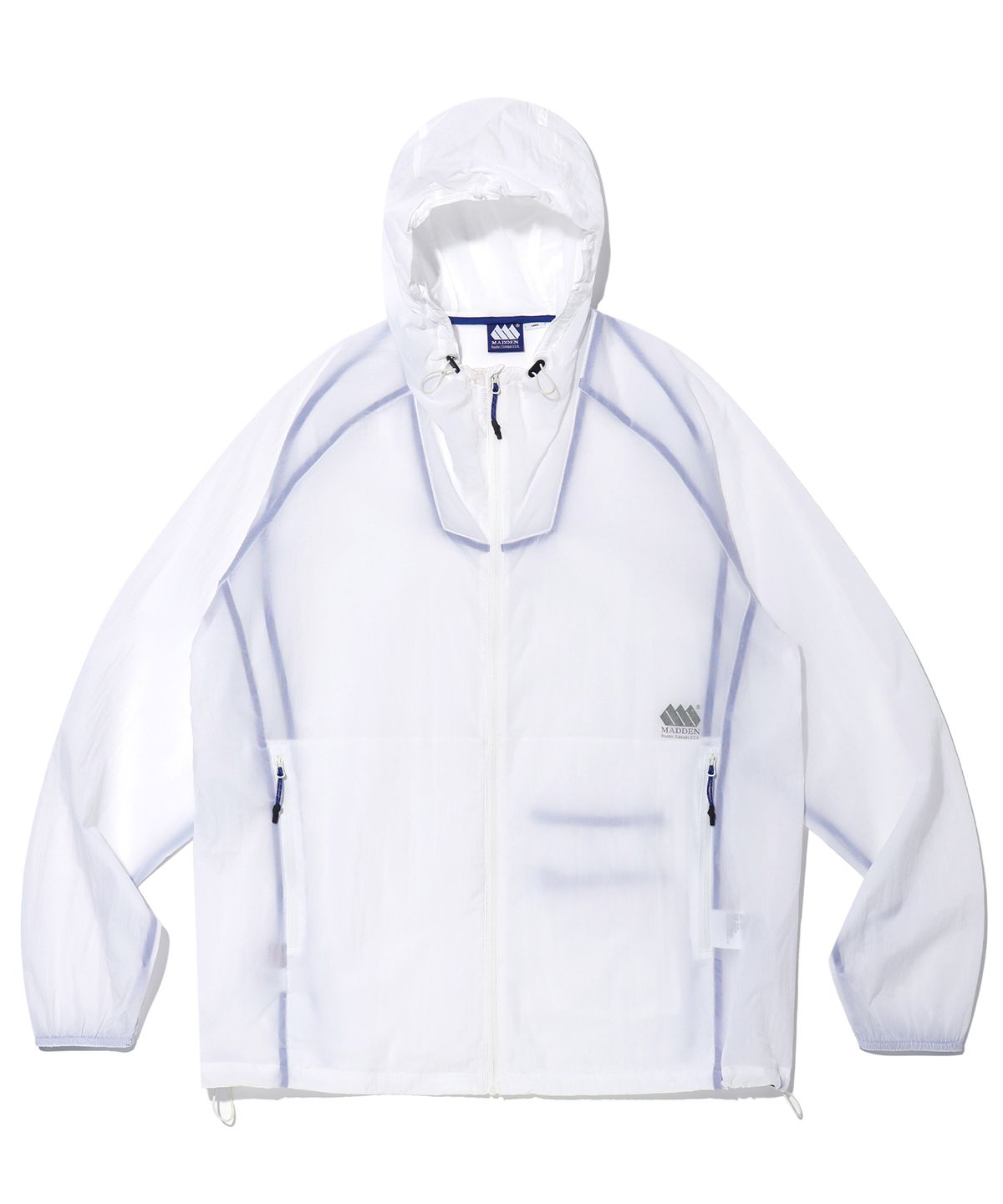 매든(MADDEN) Packable Windbreaker White