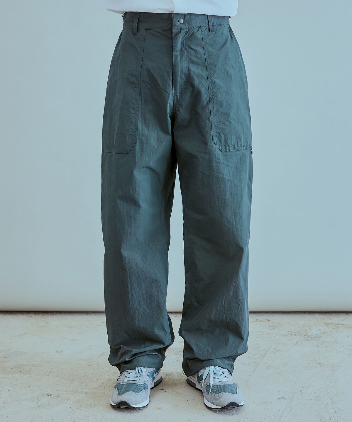 유니폼브릿지(UNIFORM BRIDGE) nylon fatigue pants grey