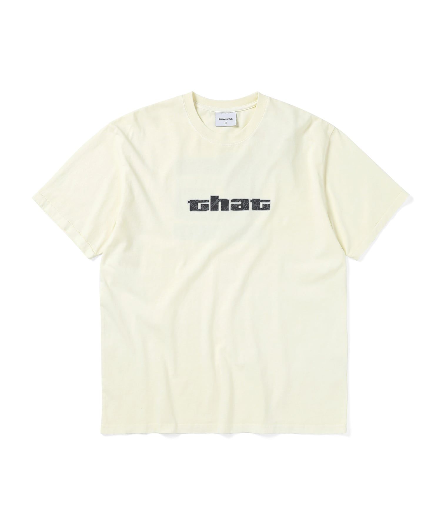 MUSINSA公式 | thisisneverthat Big Initial Tee Ivory